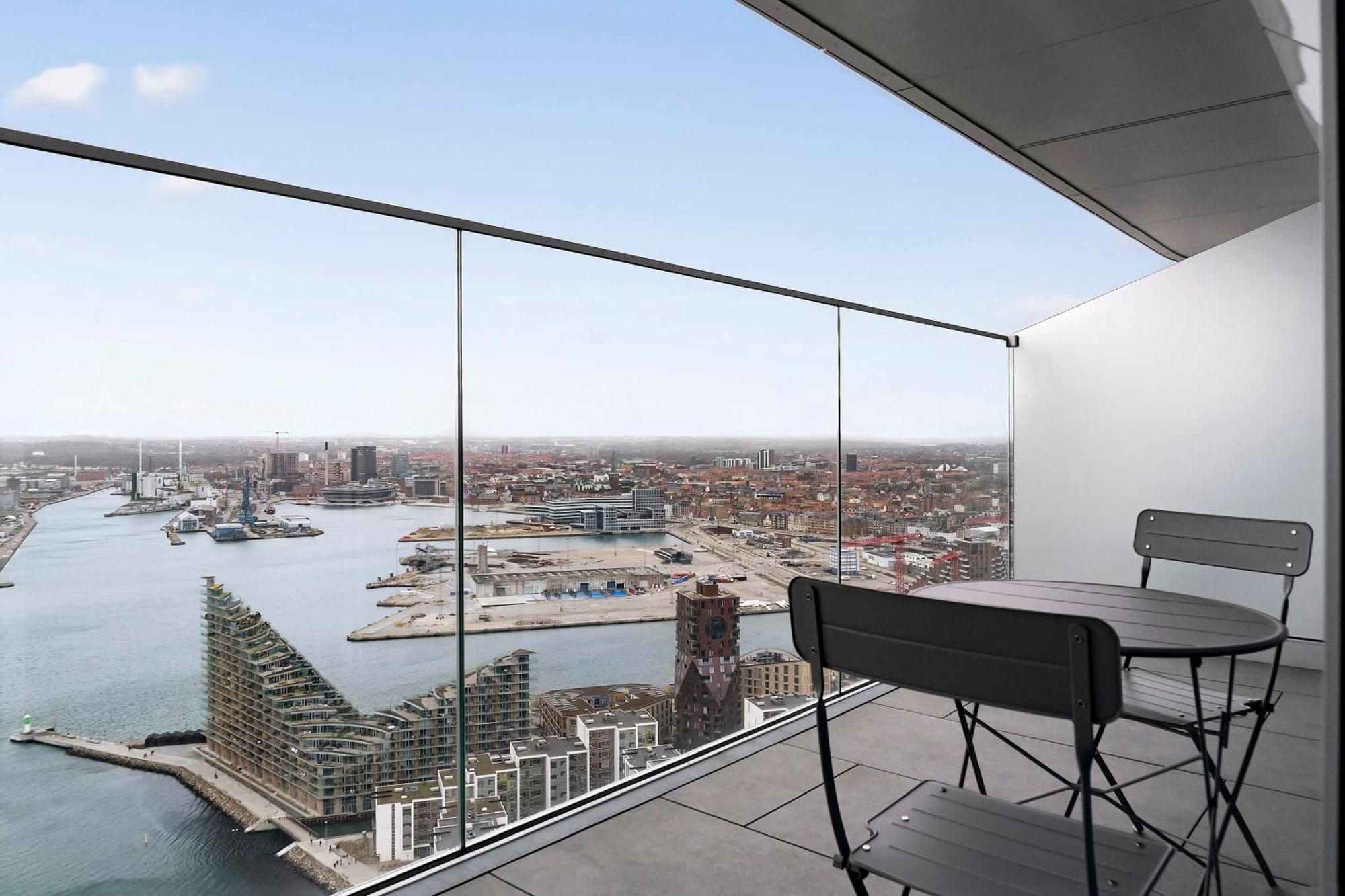 Penthouse Paradise On 39Th Floor Apartment Århus Exterior foto