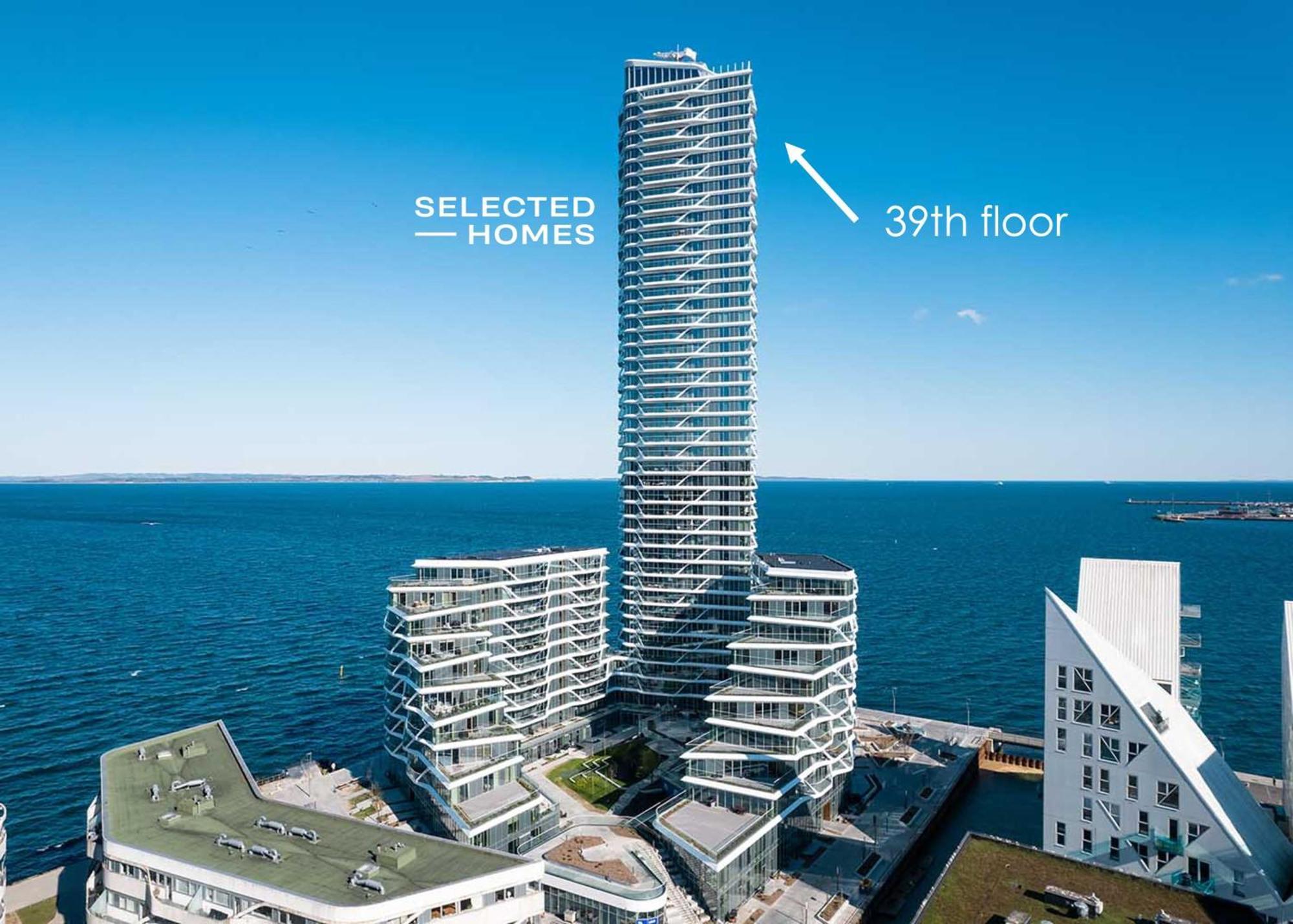 Penthouse Paradise On 39Th Floor Apartment Århus Exterior foto